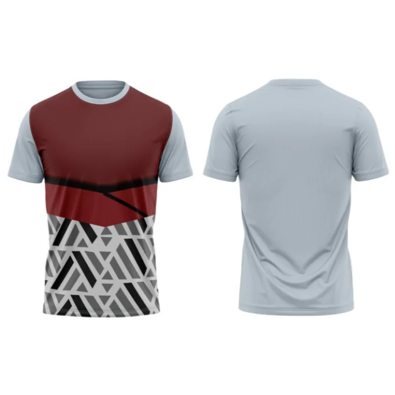 

Летняя мужская быстросохнущая футболка с 3D-принтом, трикотажная футболка с короткими рукавами и полноцветным принтом, подходит для детской спортивной одежды