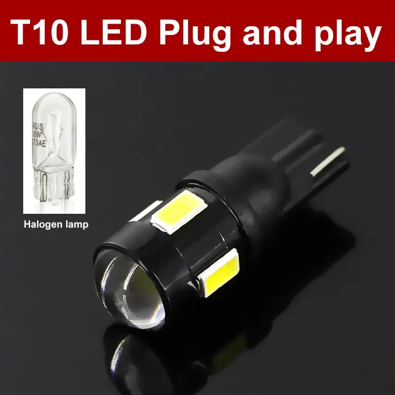 10pcs Canbus W5W T10 LED Bulb for Volvo XC60 XC90 S60 V70 S80 S40 V40 V50 XC70 V60 Car Interior Light Dome Trunk Parking Lights