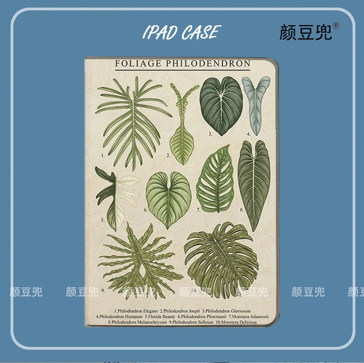 

Monstera Deliciosa Anime Plante For iPad Air 4 5 6 Mini 4 5 6 Case Luxury Silicone For Pro 13 12.9 11 10.5 inch For iPad 10th