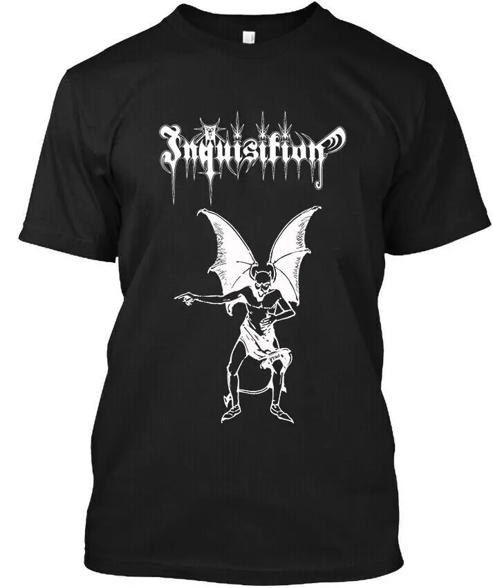 Inquisition Colombia Music Retro Art Graphic Logo T-Shirt S-4XL High Quality 100%Cotton Short Sleeve