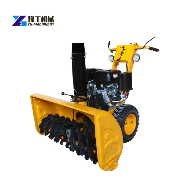 Hot Sale Snowplow Machine Winter Using Tracks Snow Blowers Atv Snow Thrower Snow Sweeper Small 4 Wheel Drive Tractor for Canada