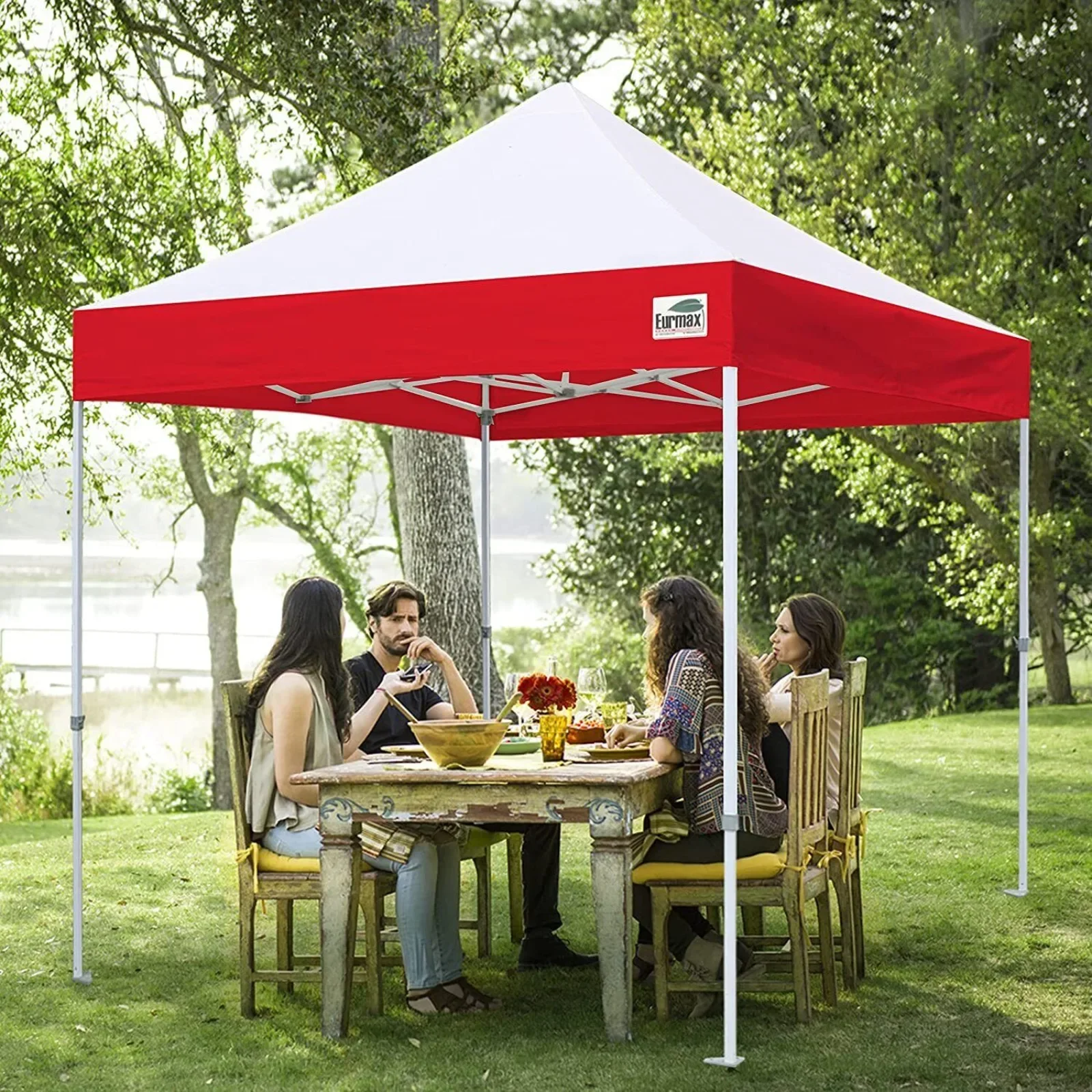 US USA Canopy Replacement Top Only,10x10 Pop Up Canopy Tent Top Cover