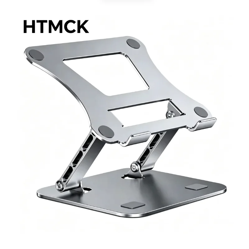 HTMCK Phone Tablet Stand Adjustable Aluminum Alloy Laptop Tablet up to 17" Laptop Portable Folding Stand Cooling Stand Support