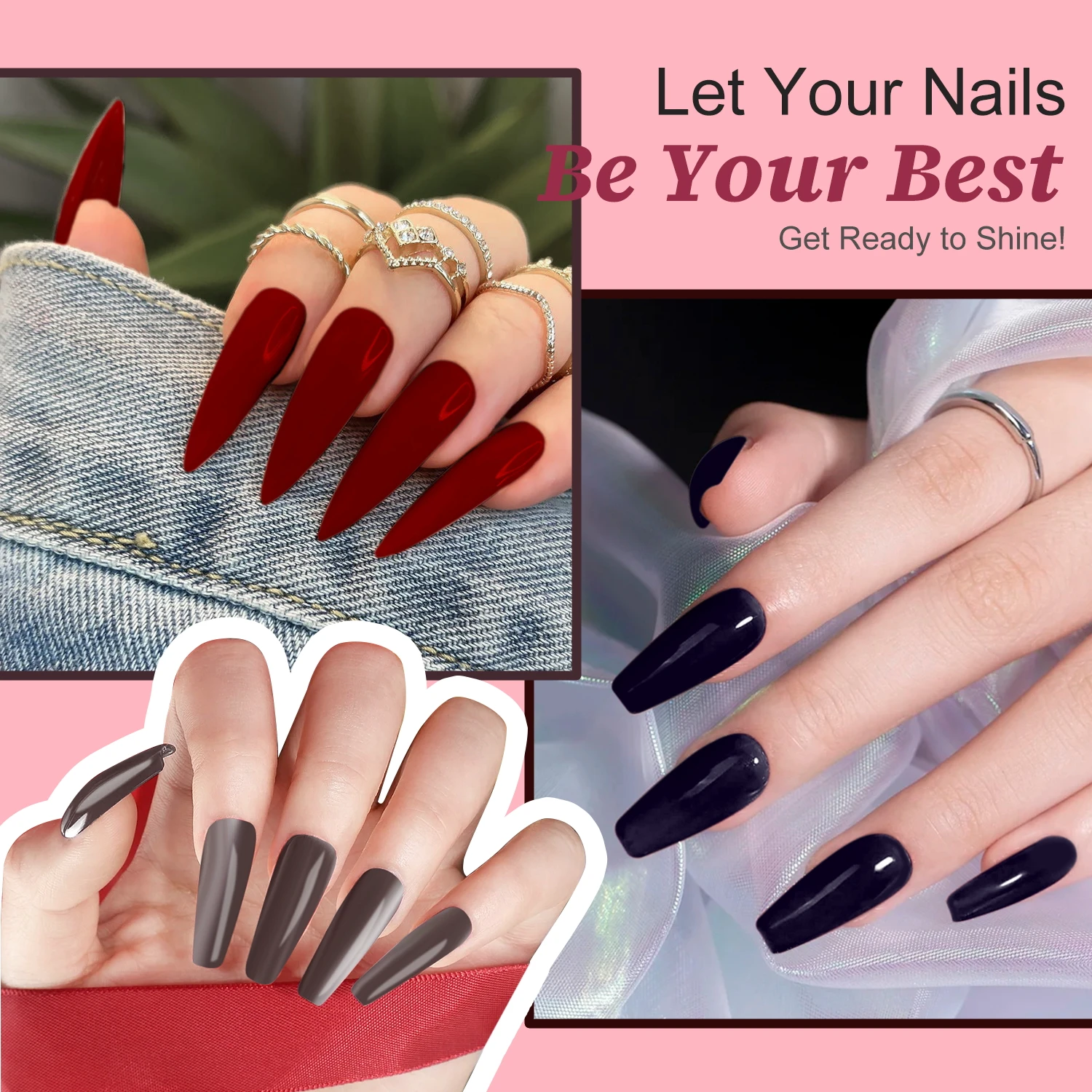 مجموعة طلاء أظافر جل للمانيكير ، رمادي عاري ، بني ، وردي ، نقعي ، تصميم أظافر منزلي ، هدايا للنساء ، 6 ألوان ، 8 ألوان #3