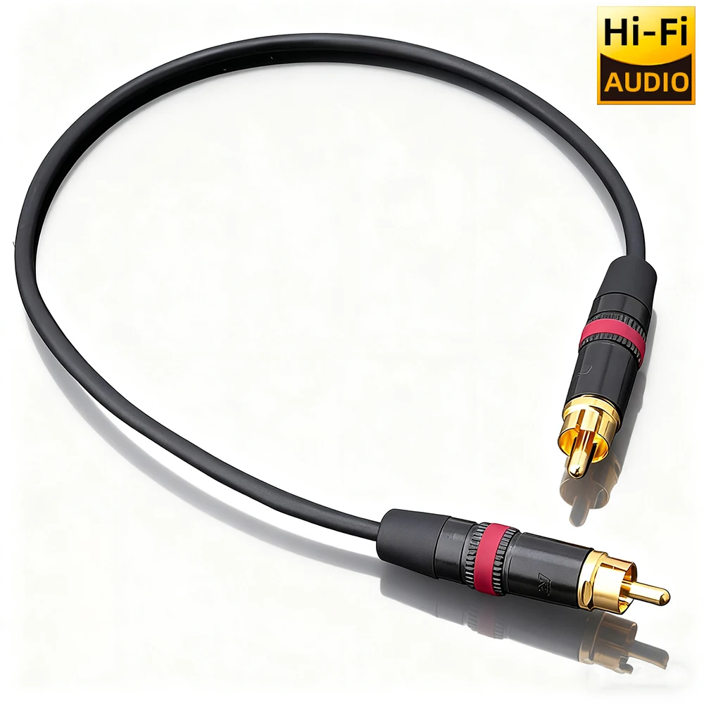 

▲ Япония Могами 2964 HiFi ​ Цифровой коаксиальный кабель 75 Ом Разъем RCA/SPDIF OFC Низкая емкость Позолоченный штекер Двойной спиральный экран