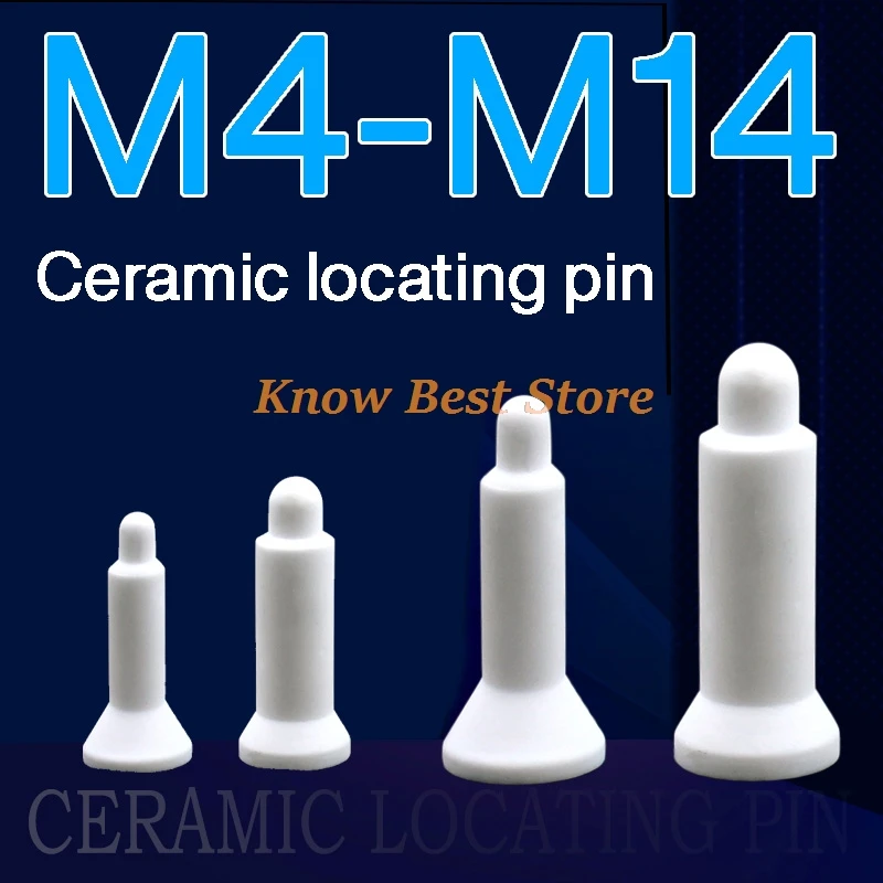 10pcs M4 M6 M8 M9 M10 M12 M13 M14 Ceramic Locating Dowel Pin Insulation Ceramic Sleeve Spot Welding Machine Accessories