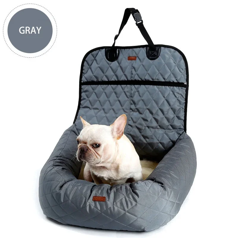 Pet Dog Kennel Car Pad Front And Back Three Car Pet Pad Dog Thickened Can Be Disassembled And Washed Warm Car Dog Kennel