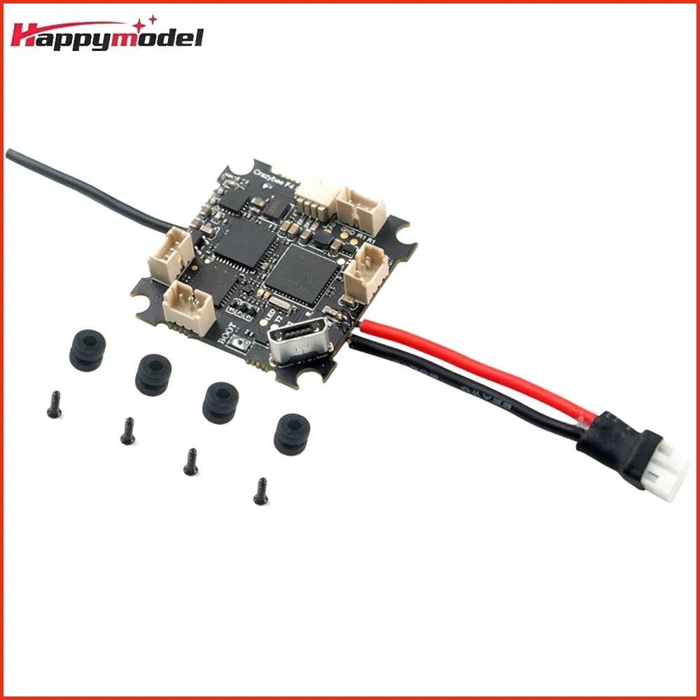 HappyModel Crazybee F4 Lite 1s MPU-6000 Betaflight Flight Controller Built-in 5.8G VTX, Blheli_S 4in1 ESC