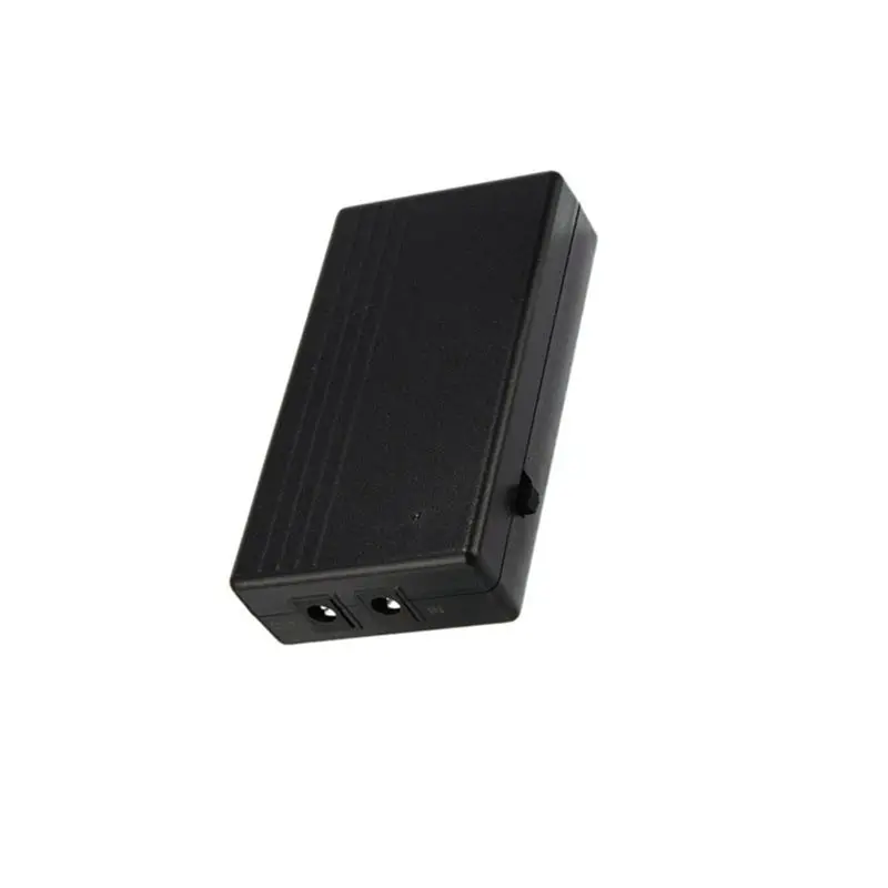 N91R-Multipurpose Mini UPS DC Battery Backup 12V 1A 14.8W Security Standby Power Power Supply Black ABS Uninterruptible Power Su