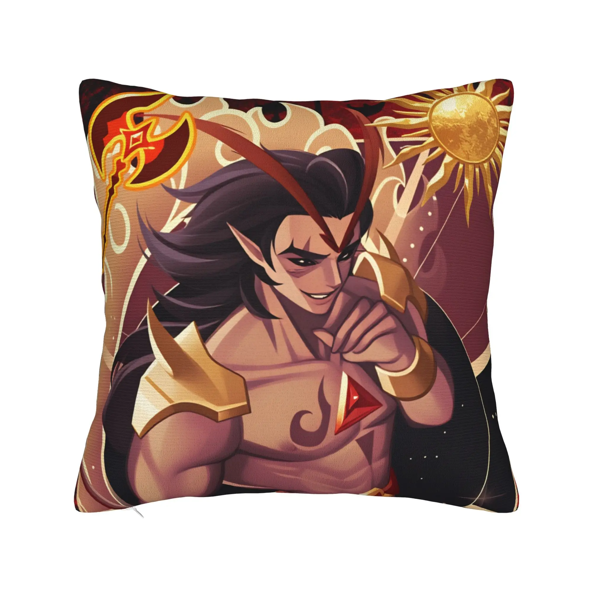 Burning Spice Cookie Pillow Case  Soft Pillow Cover For Living Room Sofa Kawaii Cushion Cover