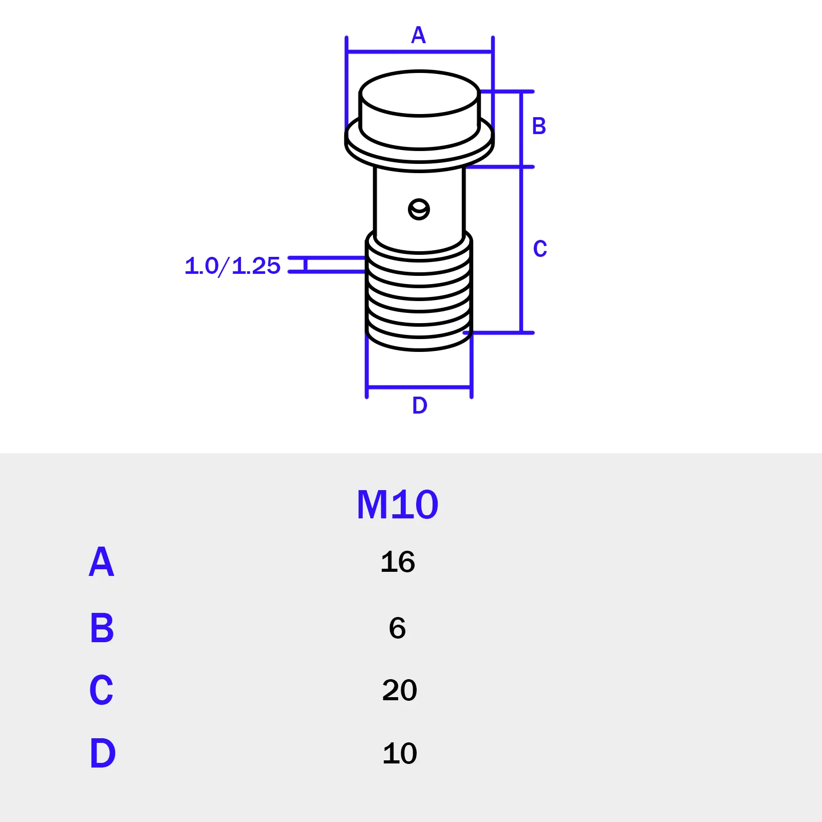 M10 Titanium Motorcycle Banjo Bolt Motorcycle Banjo Bolt Bleed Nipple Brake Caliper Screw Single Hole Clutch Line Fastener