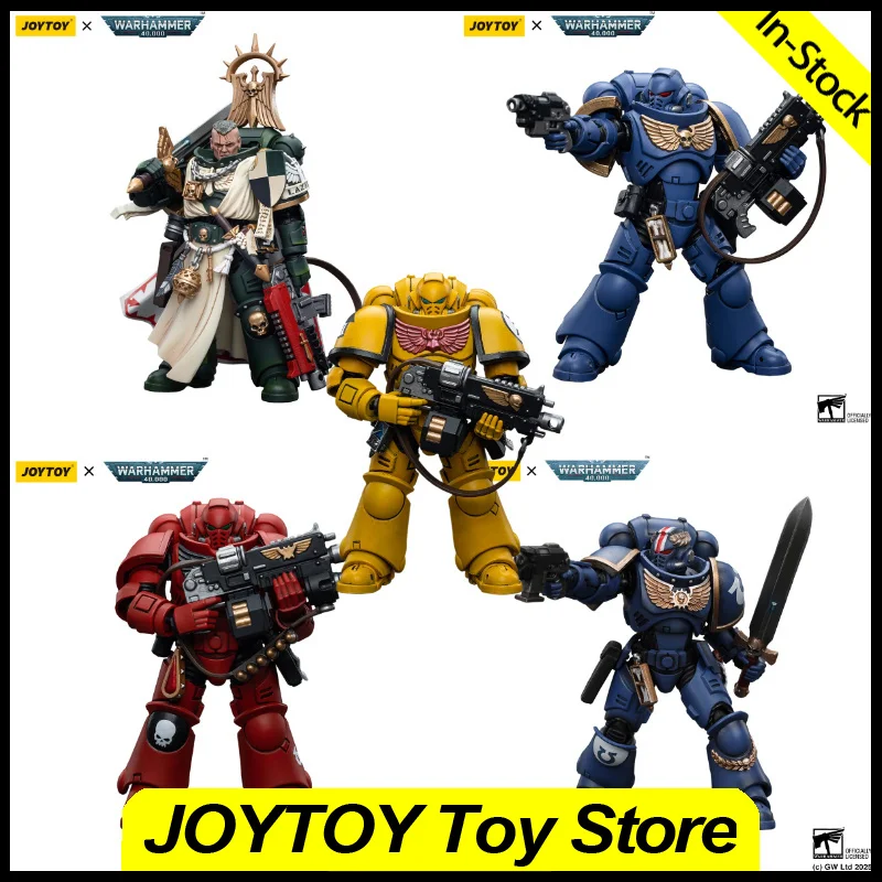 Figuras de acción JOYTOY en stock, escala 1/18, Warhammer 40K, Ult Lazarus Rolantus Alberigo Stoneshield, modelos de juguete, regalos de colección