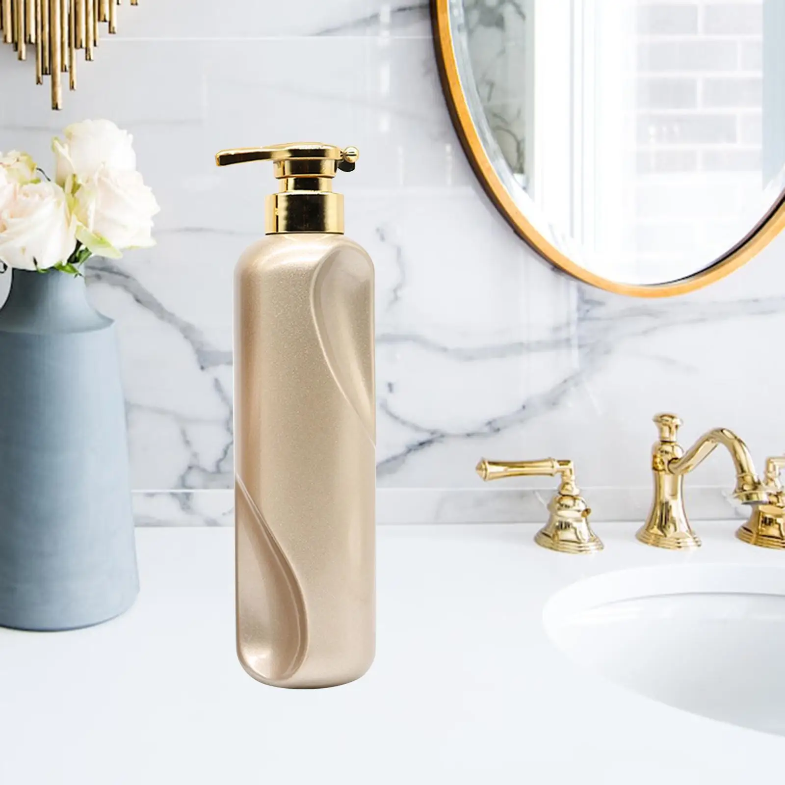 Empty Liquid Soap Dispenser Liquid Container Large Home Decor Pump Bottle