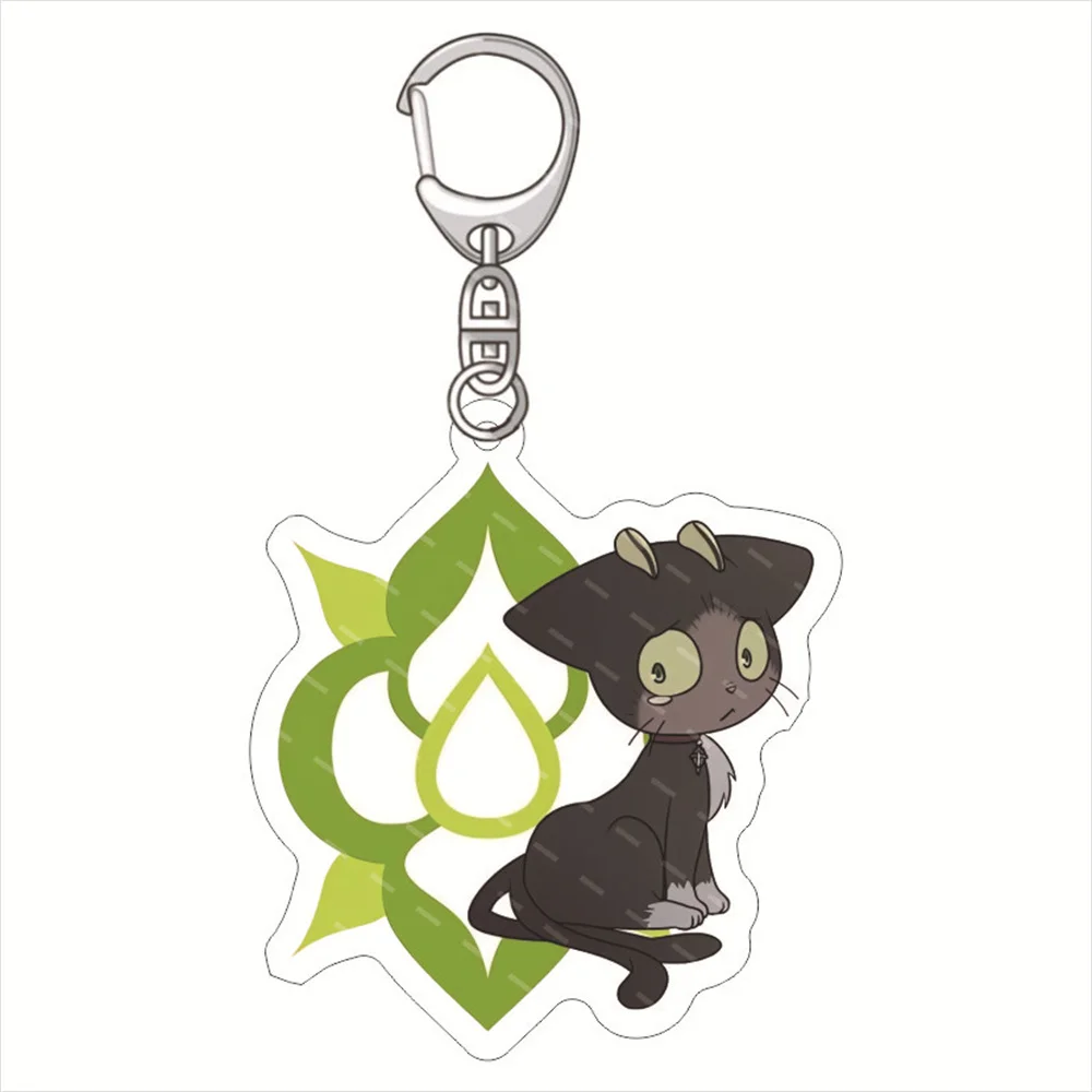 Hot Anime Ao no Exorcist Acrylic Keychain Stand Cartoon Model Action Figures Keyring Collection Model Toys Fans Firend Gifts