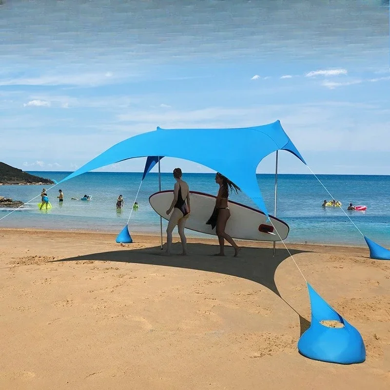 

Beach tent lycra canopy sunshade sun protection cool outdoor seaside camping fishing canopy