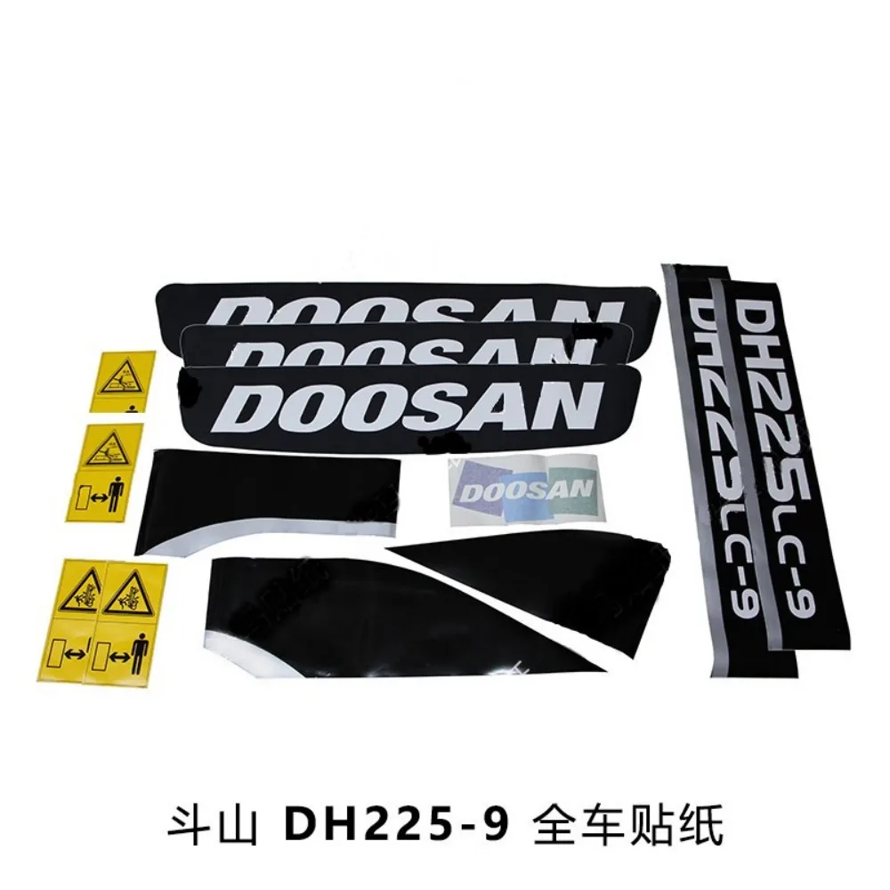 Exterior Accessories Car Sticker For Excavator Parts Doosan DX60 75 80 150 225 260 300 350 370 380 420 DH55 215 220 Whole