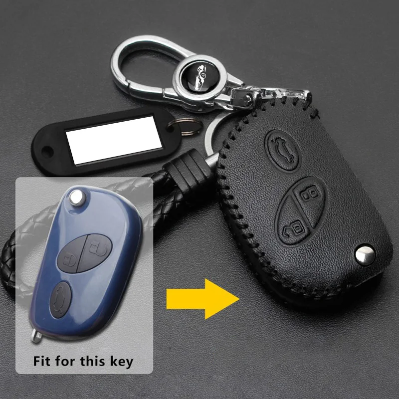 

Чехол для ключей ручной работы для Maserati Quattroporte Ghibli Levante GranTurismo GranCabrio, складной автомобильный чехол с дистанционным управлением, брелок для ключей