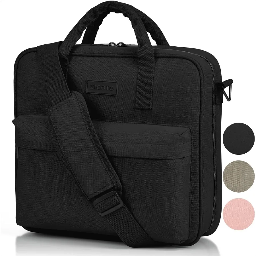 

Sturdy 3 Ring Zipper Binder With Shoulder Strap For School Beautiful 2 Inch Zip Up Binder with Extra Pockets Holds 500 Sheets B