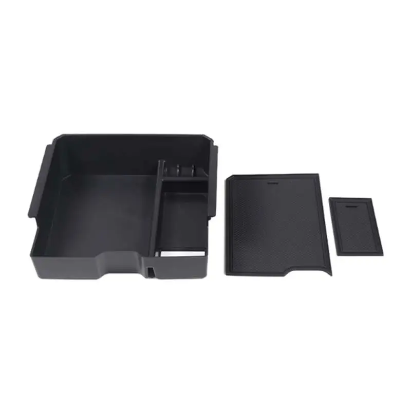 AC76-1 Set Storage Box Armrest Storage Box Insert (Electric Handbrake Version) For Ford Ranger Everest 2023