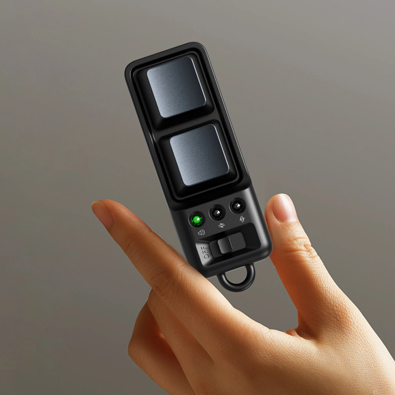Fingertip Selfie Video Page Turner Dual Button Smart Fingertip Ring Remote Control Portable for Reading Novels iPad Devices