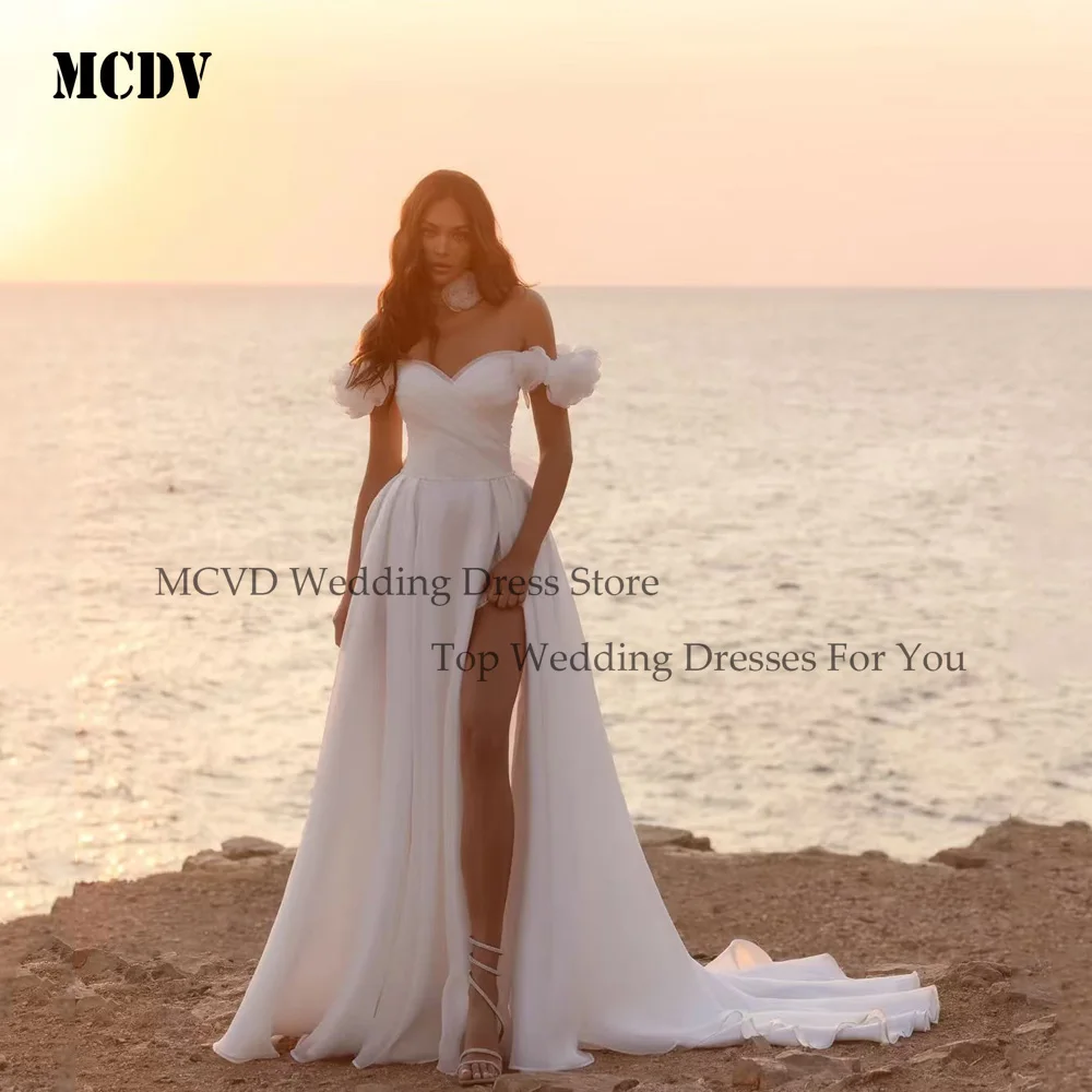 

MCDV Flowers Wedding Dresses Sweetheart Princess Tulle A-Line Bridal Dress Long Wedding Gown Robe De Mairee 2026 ﻿Customized