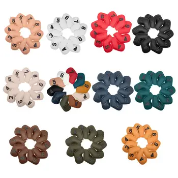 골프 다리미 헤드 커버, 골프 다리미 퍼터 보호대 가드 랩 세트, 10 개 