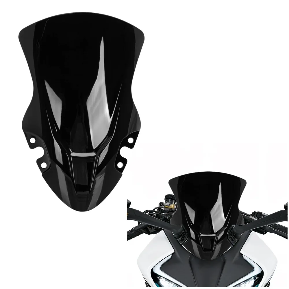 

Black Windshield Front Fairing Cowls for CFMOTO 450SR 450SS 2022 2023 2024 Motorcycle Windscreen Accessories