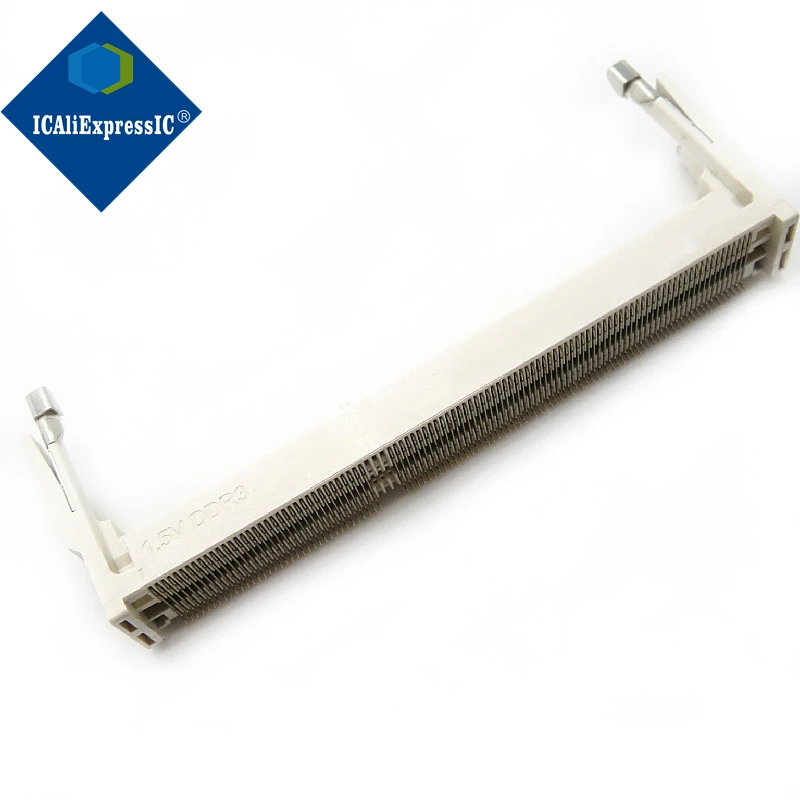 1 قطعة فتحة ذاكرة الكمبيوتر المحمول DDR3 204P 1.5 فولت 8.0H فتحة المقبس الأمامية
