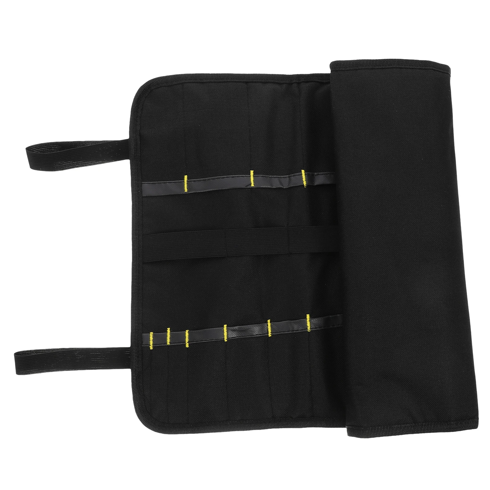 

Tools Roll Organizer Double Sided Roll Up Tools Bag Reinforced Knives Pouch Electrician Mechanic Multi Functional Toolkit