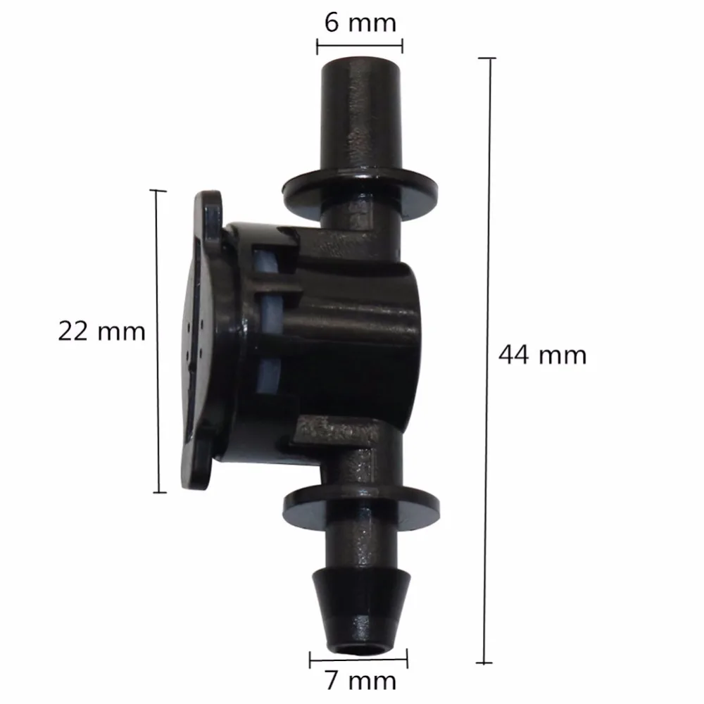 10pcs Anti-drip Device Shut Off Irrigation Valve Drip-proof Water connector For connect the Microjet nozzle and 4/7mm Hose