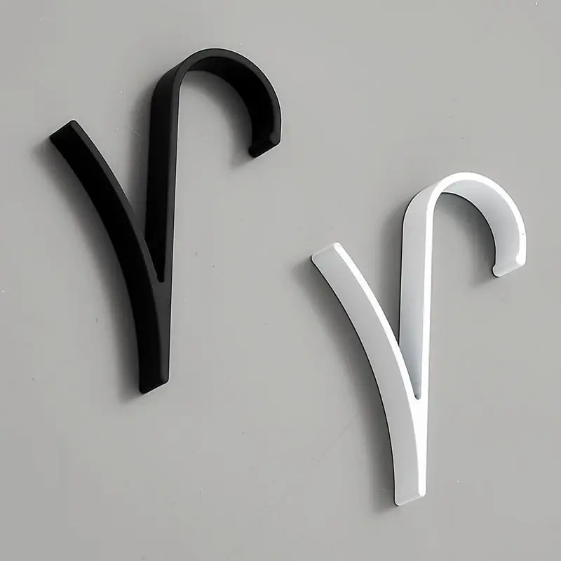 2/6/12 قطعة لا حاجة مسمار الشماعات منشفة متعددة الأغراض المبرد السنانير معطف شماعات ملابس وشاح رف حمام درابزين هوك الحمام