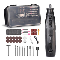 DELI Cordless Rotary Tool DIY Drill Engraving Pen USB Electric 5 Speed Mini Wireless Drill Set 5000-25000r/min Grinding Pen