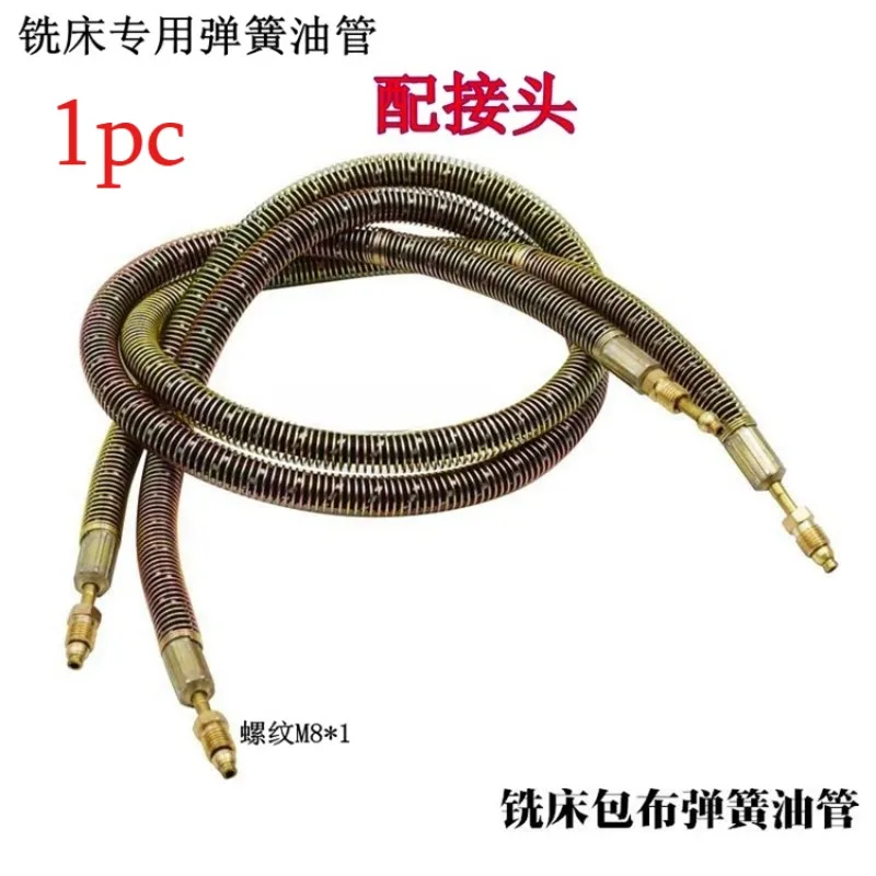 Y8 Hand‑push Oil Pump Spring Telescopic Oil Hose Nozzle, Turret Milling Machine Lubricant Tube Accessories
