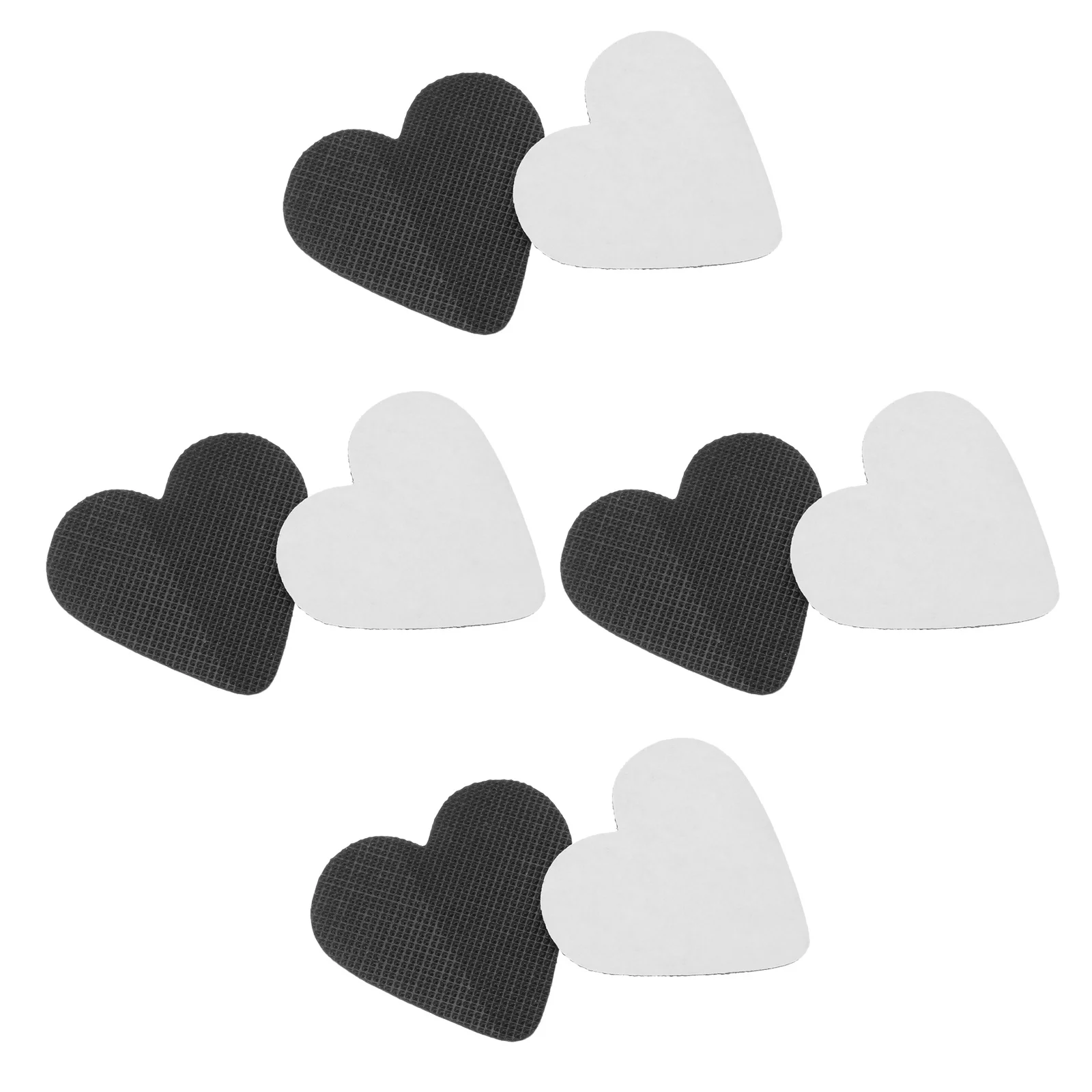 

4Pairs High Heels Non-Slip Sole Pads Wear-Resistant Black Anti-Slip Shoe Accessories Durable High Heel Stickers