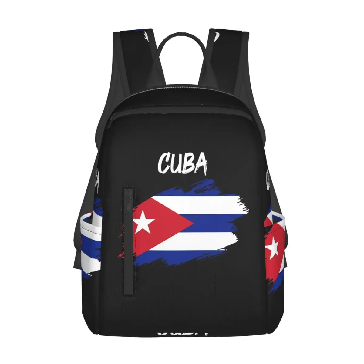 

Flag Of Cuba Cuban Patriotic Backpack Daypack Large Capacity Kids BookBag School Bag Shoulder Bags for Men Women