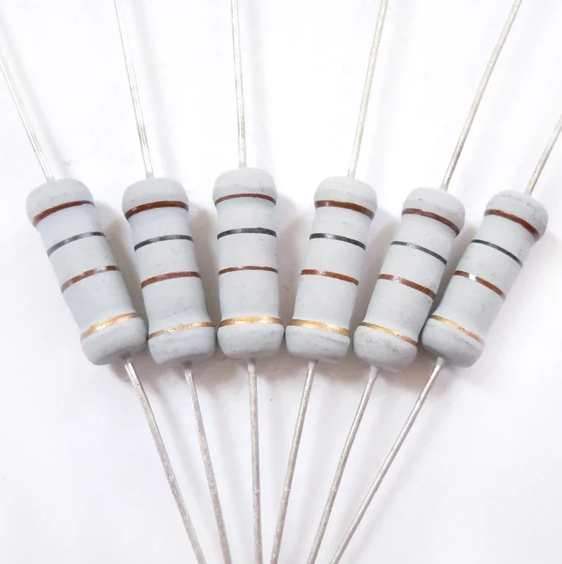 10pcs 3w 2k ohm 10k 100 100k 470k 47 47k 100% Original New Fixed Resistor Metal Oxide Film Resistors Resistance +/- 5% (10pcs)