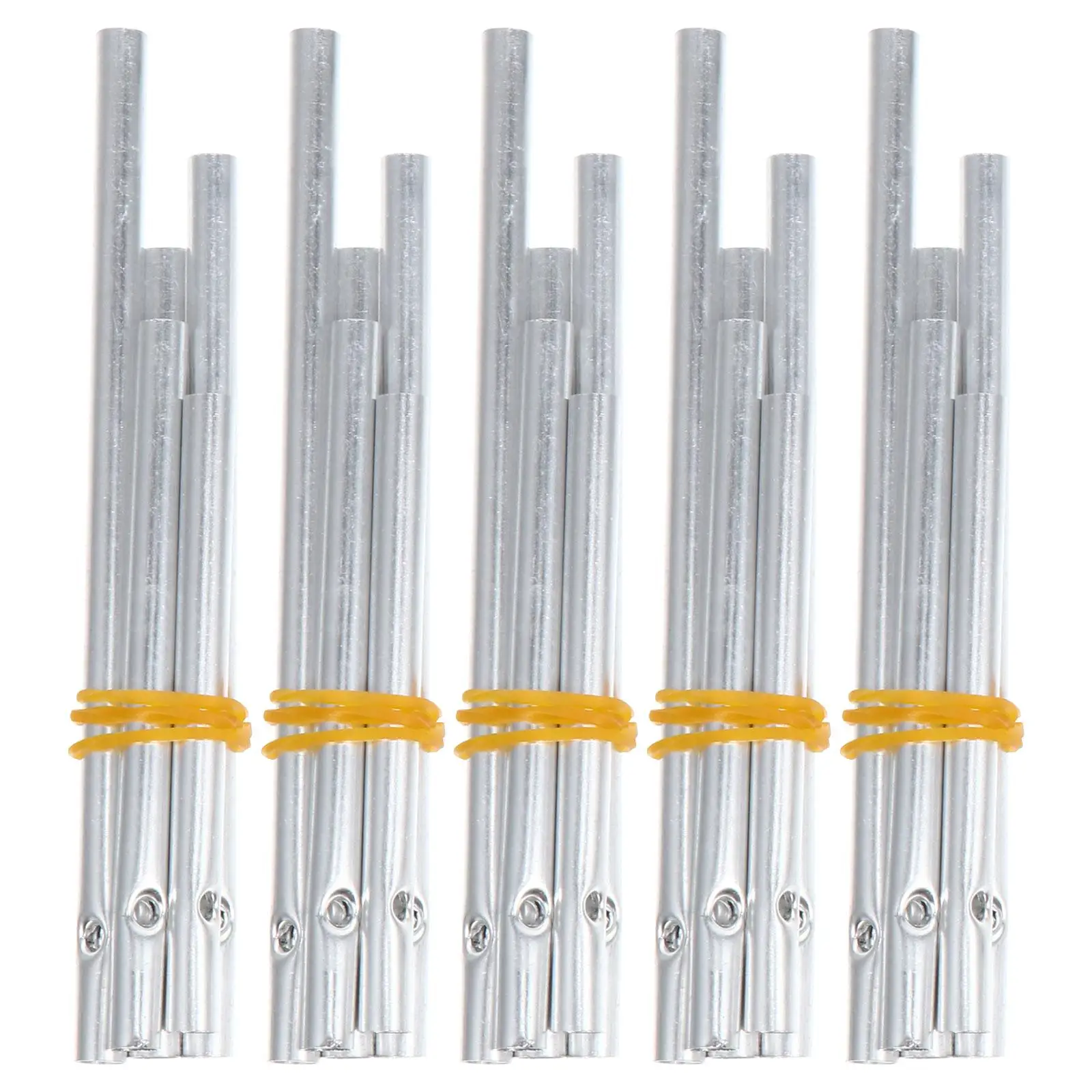 

25pcs Wind Tubes Aluminum Wind Chime Tube 6mm 7-11.5cm Pre drilled Aluminum Pipes DIY Craft Materials Home Decor