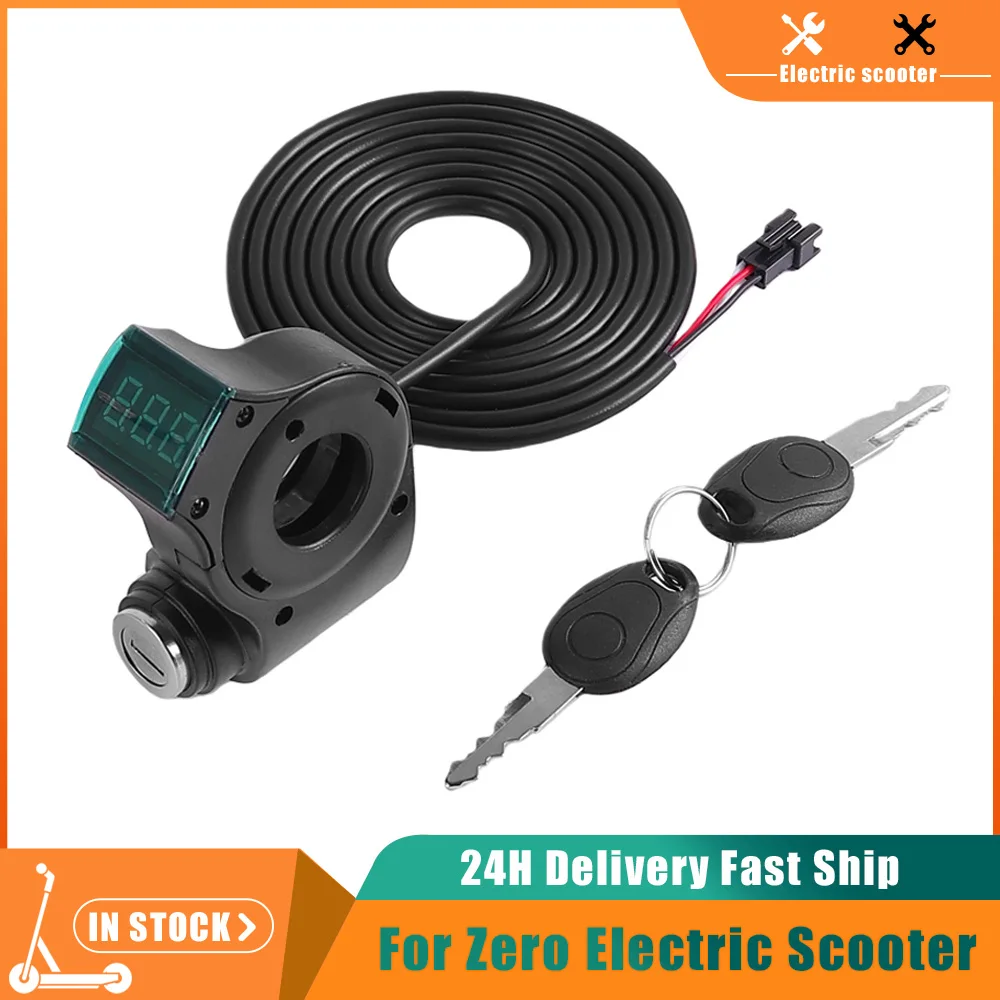 

Digital Display Voltmeter with Lock Universal for ZERO X8/X9/X10/11X Electric Bike Scooter Ignition Key Power Key Lock Parts