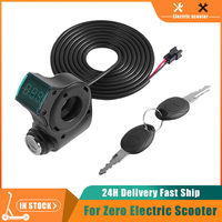 Digital Display Voltmeter with Lock Universal for ZERO X8/X9/X10/11X Electric Bike Scooter Ignition Key Power Key Lock Parts