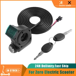 Digital Display Voltmeter with Lock Universal for ZERO X8/X9/X10/11X Electric Bike Scooter Ignition Key Power Key Lock Parts