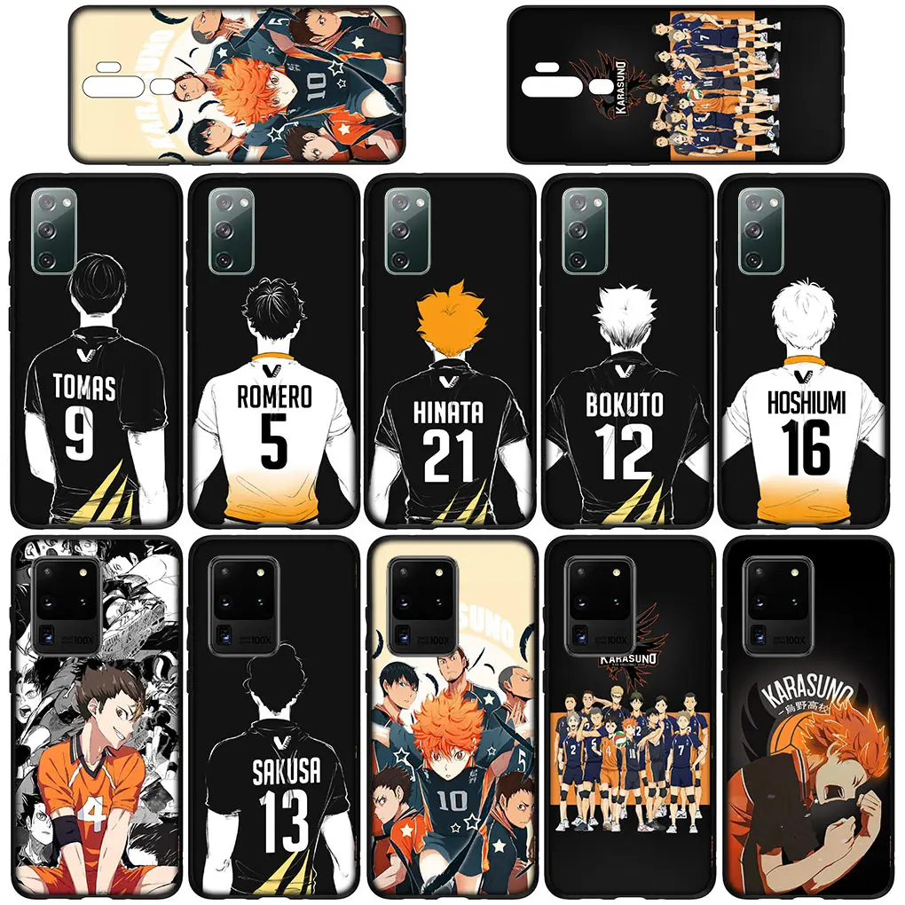 Haikyuu Hinata Shoyo Cover Phone Case for Samsung Galaxy Note 20 Ultra 10 9 8 S10 Lite S9 + A6 A7 A8 Plus A9 Soft Casing