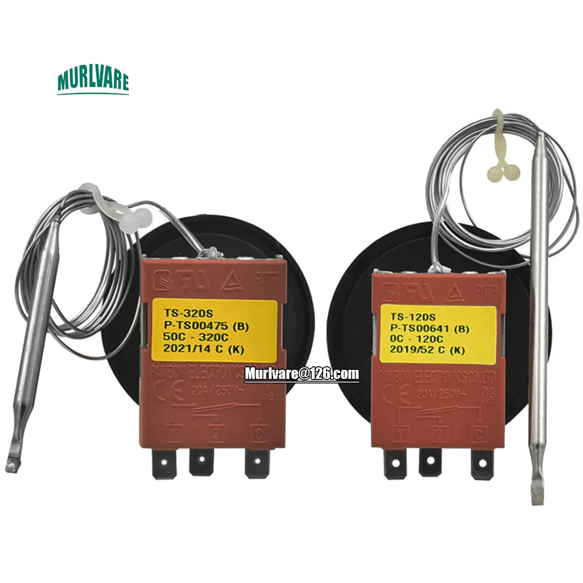 ملحقات موقد الفرن المقلاة الهوائية 0-120 50-320 0-200 TS-120S TS-320S TS-200S مقبض التحكم في درجة الحرارة ترموستات #2