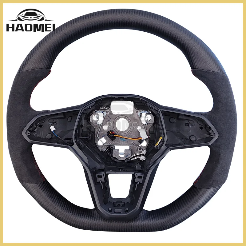 Carbon Steering Wheel, Suitable For Volkswagen Golf 8 R GTI MK8, Automatic And Manual Universal,Car Accessories