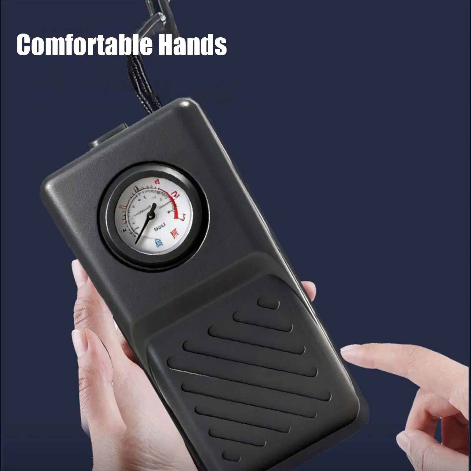 Air Pump For Car Tires Electric With Pressure Gauge Portable Air Pump For Car Tires For Motorcycle Electric Scooter Sedan SUV