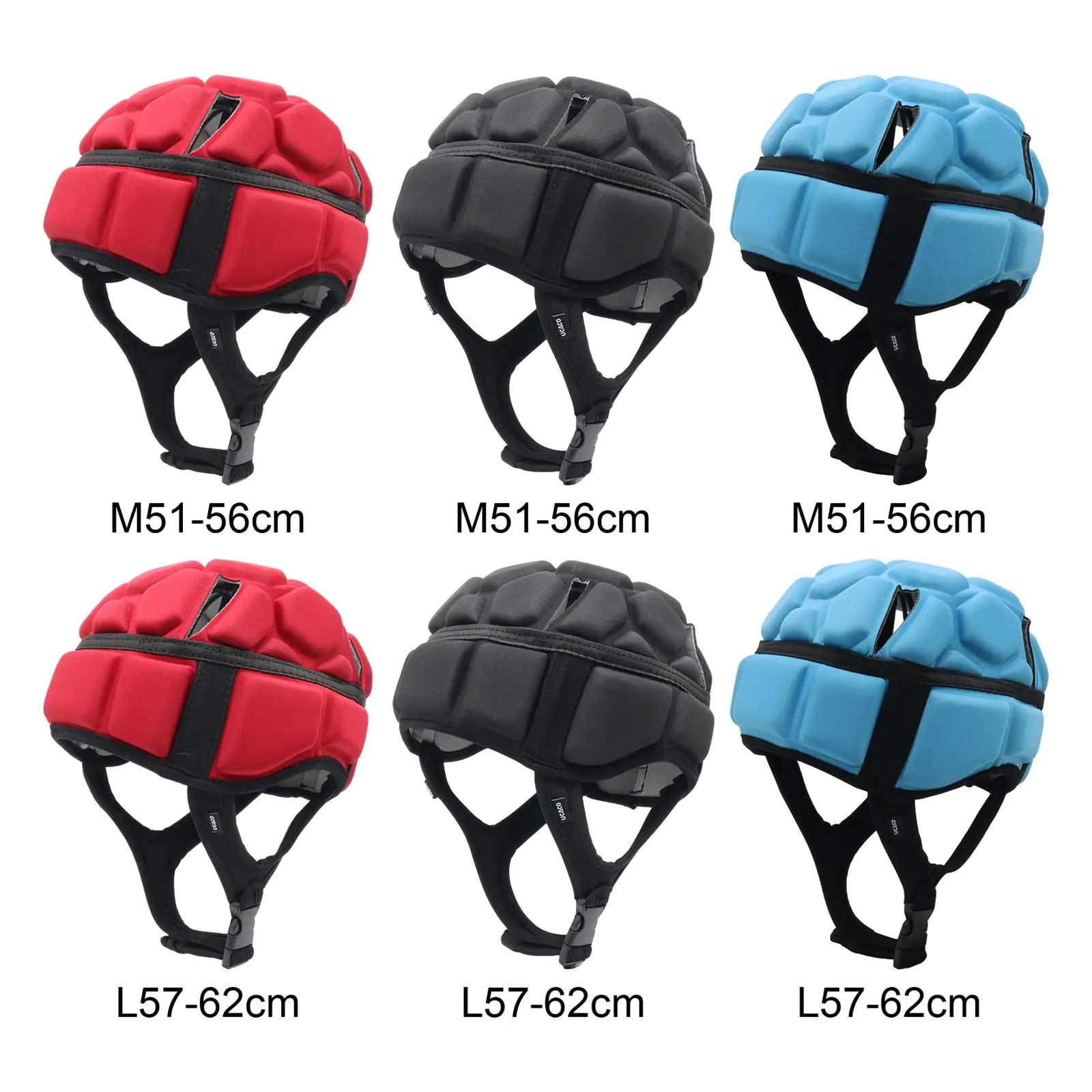 Adjustable Rugby Soccer Lightweight EVA Padded Shockproof Soft