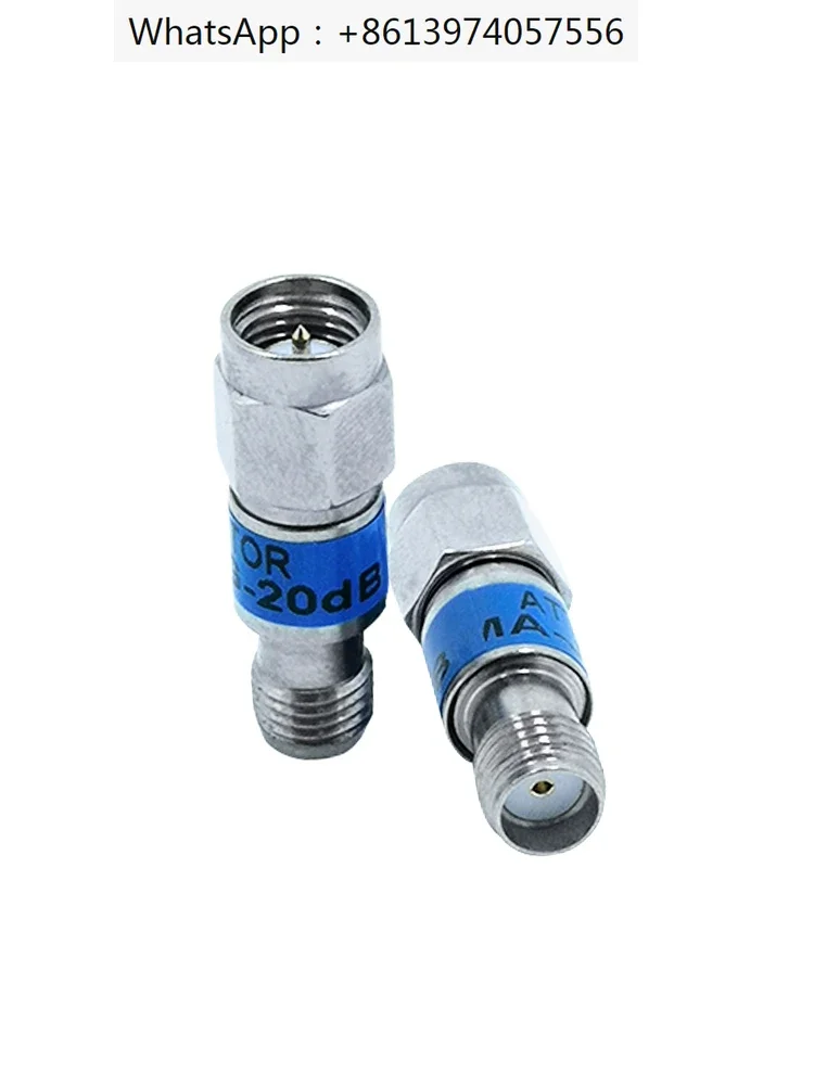 Attenuator SMA2W coaxial attenuator 10 20 30dB DC-6G 8G 18G RF signal attenuator