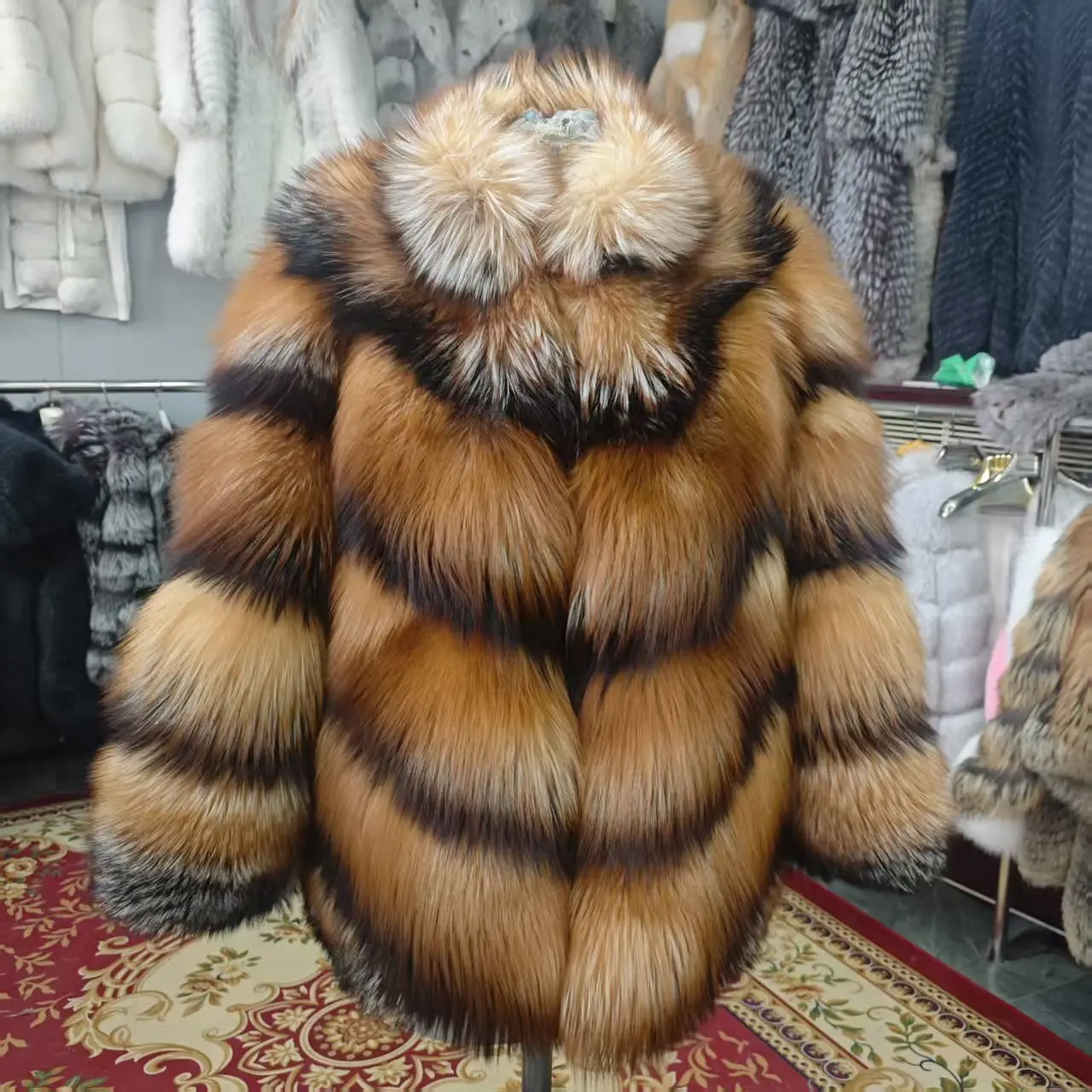 

Лидер продаж, шуба из натурального лисьего меха, высокое качество, женское зимнее пальто, куртка из натурального пушистого меха, женская модная уличная одежда, роскошная одежда