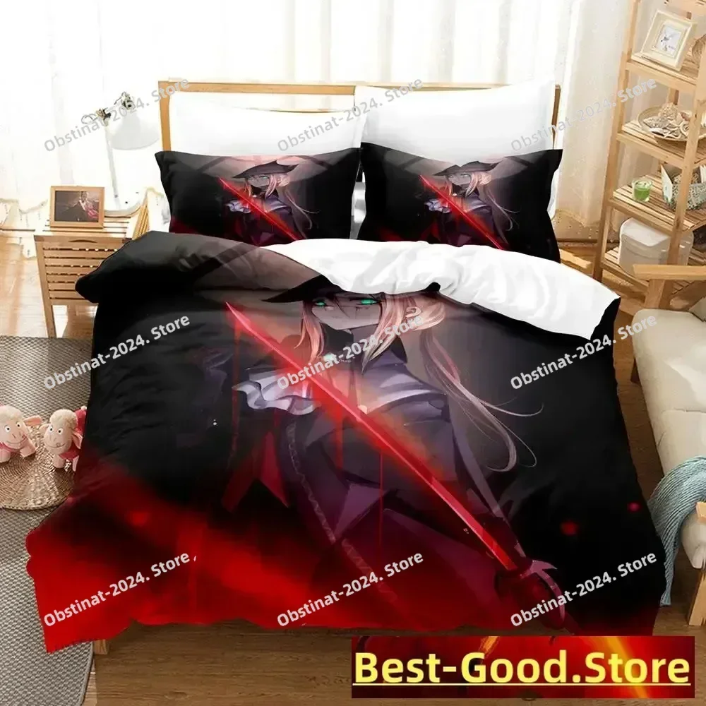 

2023 New Bloodborne Lady Bedding Set Single Twin Full Queen King Size Bed Set Adult Kid Bedroom Duvetcover Sets Anime Game