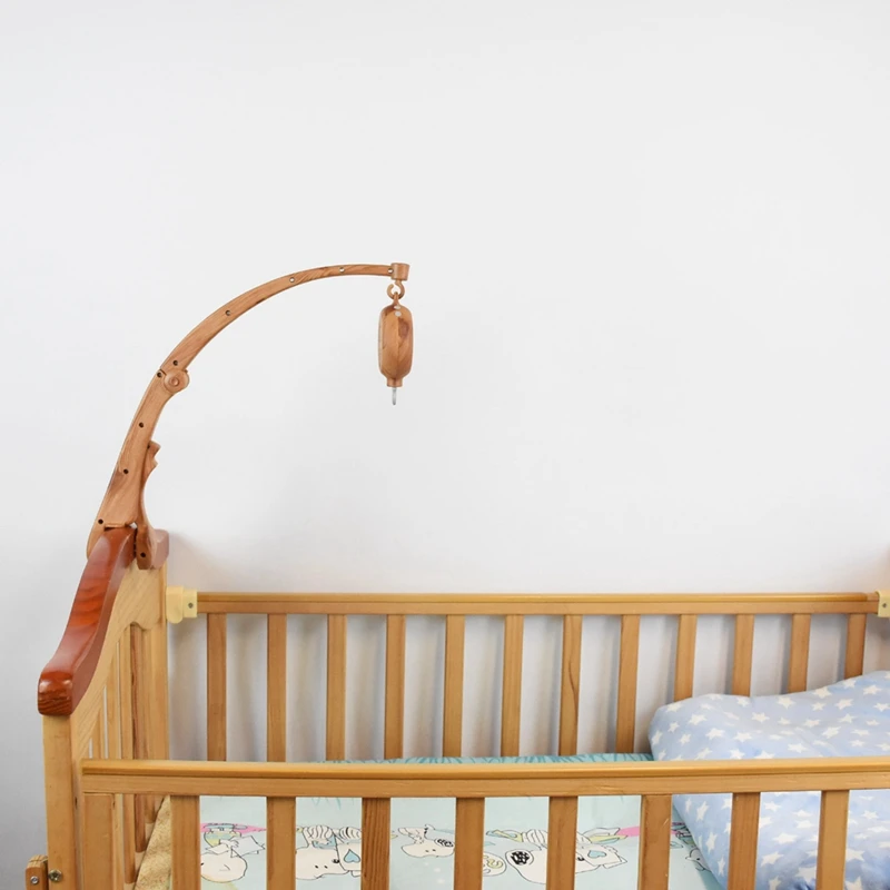 Berço elétrico para bebê, Brinquedo pendurado musical, Acessório para dormir, Decoração de cama infantil para crianças