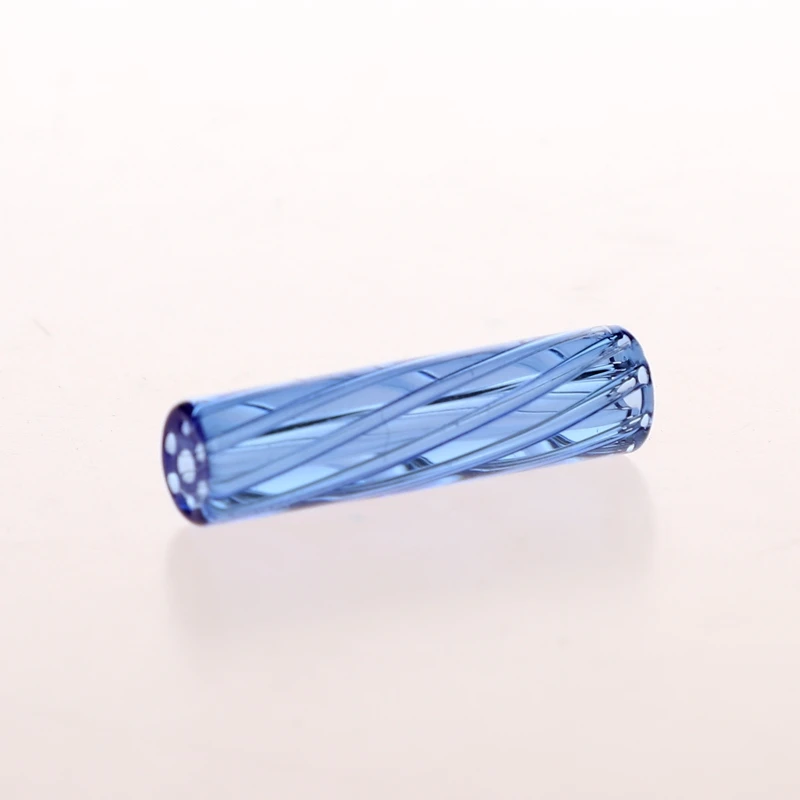 Retail 5PCS/Box 7 Holes Blue Screw Model Smoking Glass Filter Tip/Filter Tip with Holes For Smoking Rolling Paper Accessory